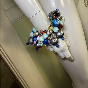 Amazing stretch bracelet  with vintage beads